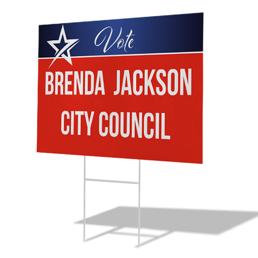 Coroplast Yard Sign