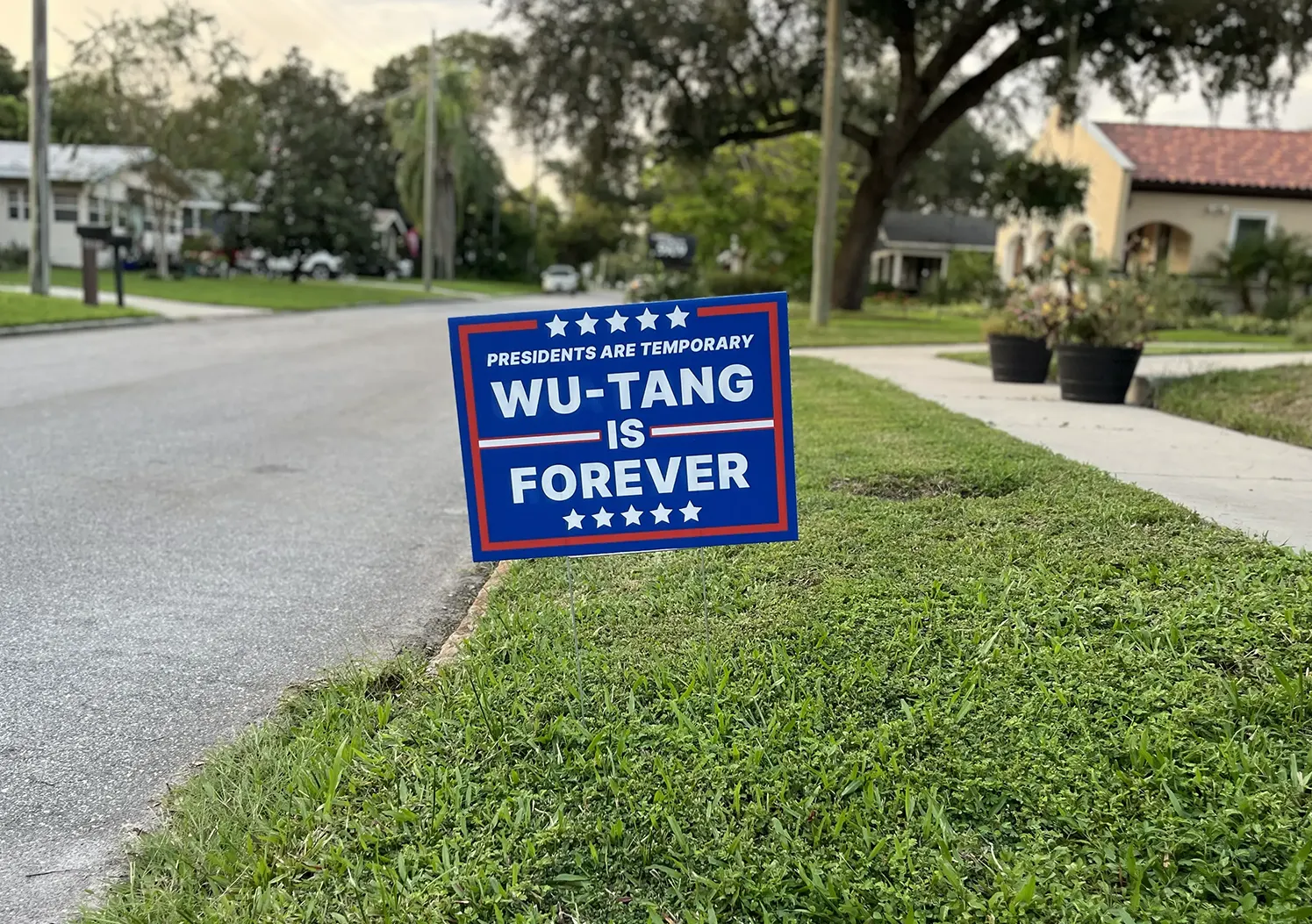 Wu Tang Coroplast Sign