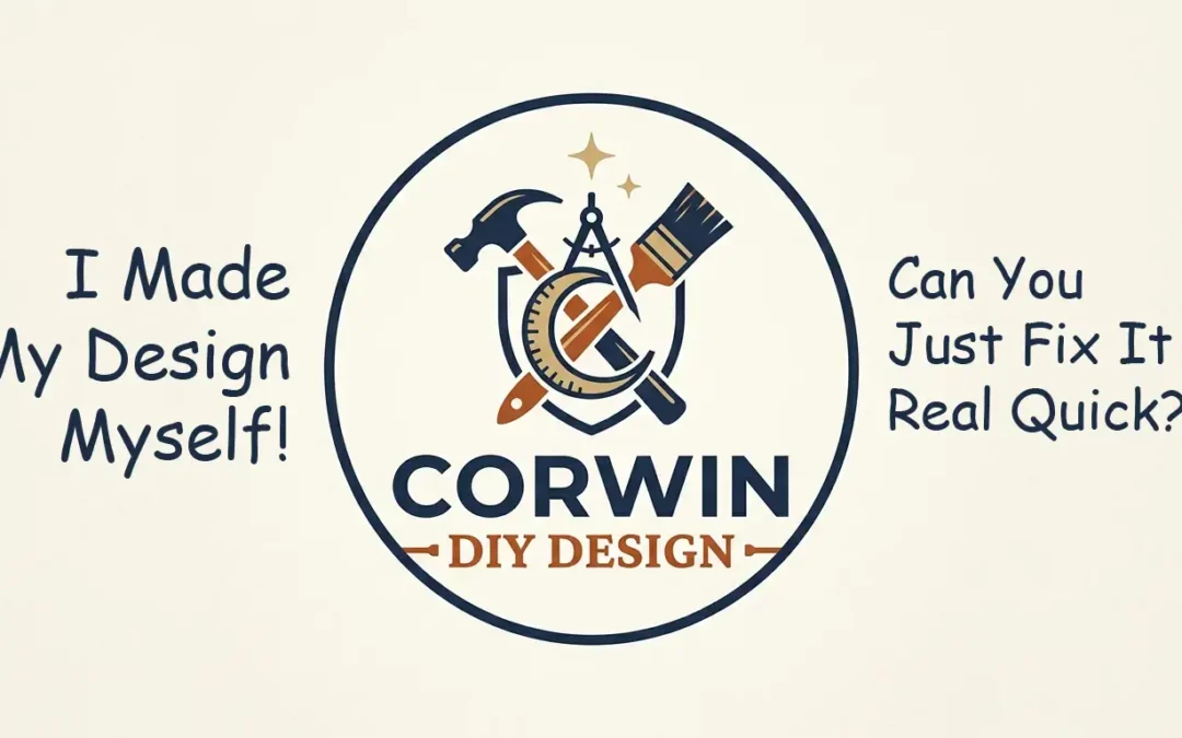 I Made My Design Myself – Can You Just Fix It Real Quick?